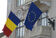 Roemeense en Europese vlag