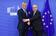 Bezoek van Hashim Thaci, president van Kosovo, aan Jean-Claude Juncker, voorzitter van de Europese Commissie