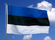 vlag Estland wapperend