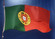 wapperende vlag van Portugal