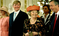 Prinses Maxima, Prins Willem-Alexander en Koningin Beatrix