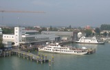 Friedrichshafen, Duitsland. Schlosskirche aan de Bodensee.