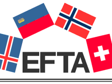 Vlag van de Europese Vrijhandelsassociatie (EVA/EFTA)