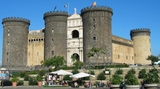Napels, Italië. Castel Nuovo