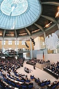 Politieke situatie Duitsland - vergaderzaal Bondsdag