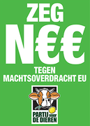 EU Verkiezingsposter Partij voor de Dieren 2014