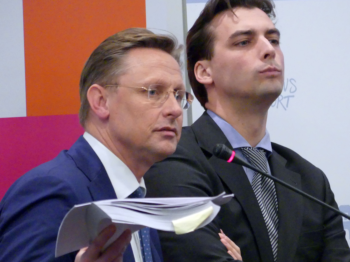 v.l.n.r.: Han ten Broeke en Thierry Baudet