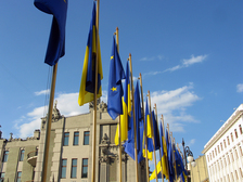 Vlag EU Oekraïne