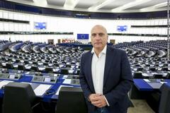Andrea COZZOLINO in the European Parliament in Strasbourg