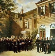 Aanbieding petitie in Utrecht 1853
