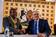 Handshake between, Ben Manyenyeni, Harare Mayor, on the left, and Neven Mimica.