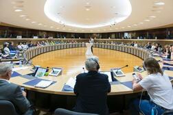 General view of the meeting room of the Commission during the Open Doors Day