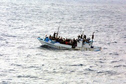 Boot met migranten