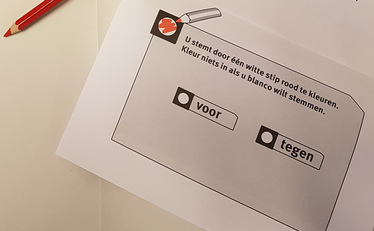 Stembiljet voor het referendum over de Wiv2017 in de gemeente Winterswijk
