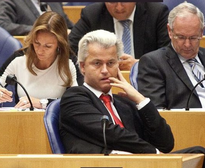 Geert Wilders in de Tweede Kamer