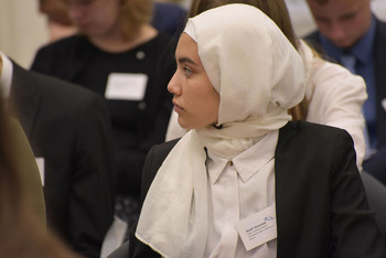 Foto's Eerste dag Algemene Vergaderingen van het Model European Parliament Nederland 2019