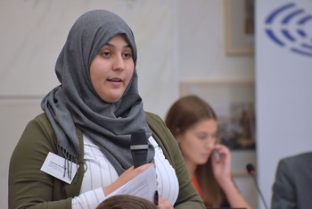 Foto's Eerste dag Algemene Vergaderingen van het Model European Parliament Nederland 2019