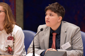 Foto's Tweede dag Algemene Vergaderingen van het Model European Parliament Nederland 2019