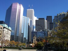 Financieël district in Toronto, Canada