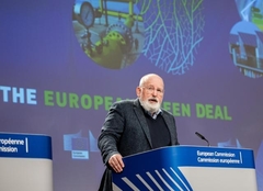 Frans Timmermans, during the press conference