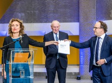Vera Bergkamp, Johan Remkes en Wouter Koolmees