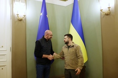 President Michel visits Ukraine