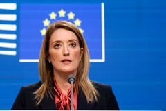 Roberta Metsola, voorzitter van het Europees Parlement