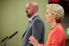 Charles Michel and Ursula von der Leyen