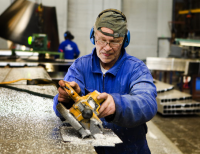 Arbeider aan het werk