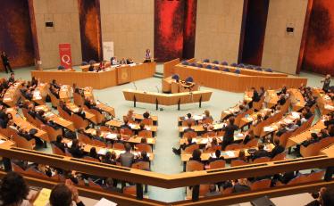 Tweede Kamer tijdens Model European Parliament